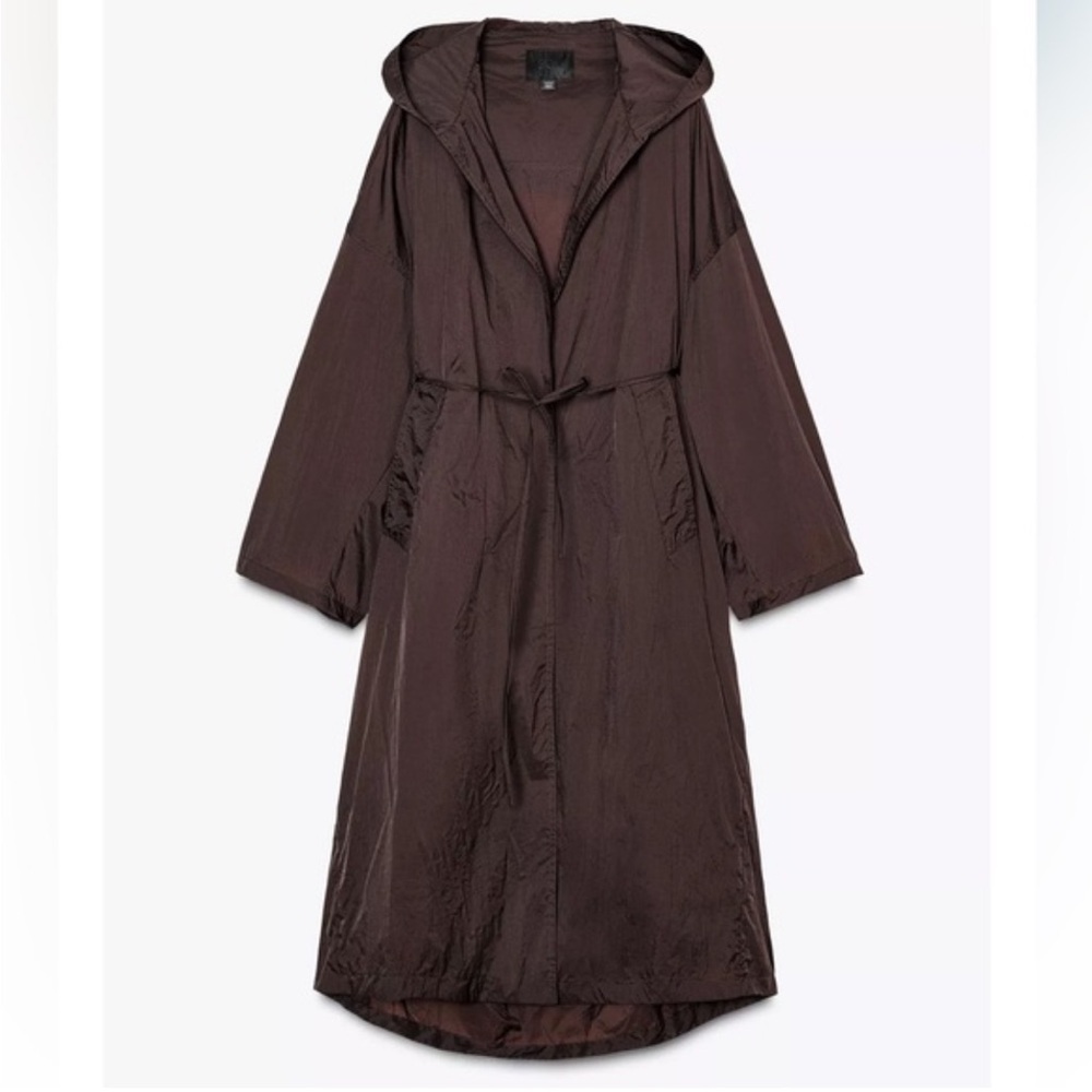 Zara, Light weight Water Repellent Parachute Long Jacket